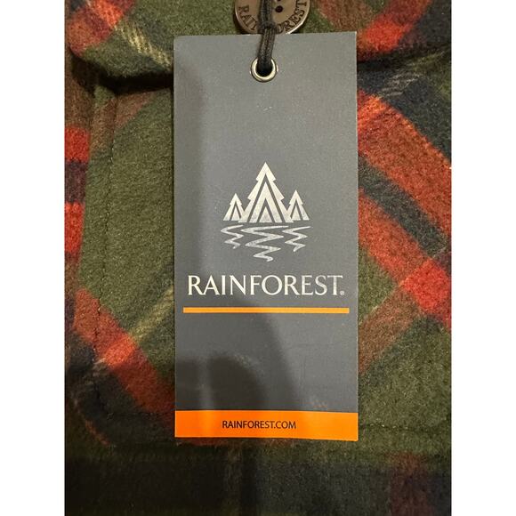 NWT | Rainforest Faux Wool Trucker Jacket | 100% Polyester | Men's M - Picture 5 of 6
